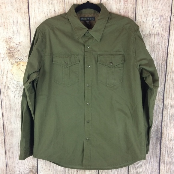 Exofficio Other - Exofficio Men's Snap Front Outdoor Shirt Sz L